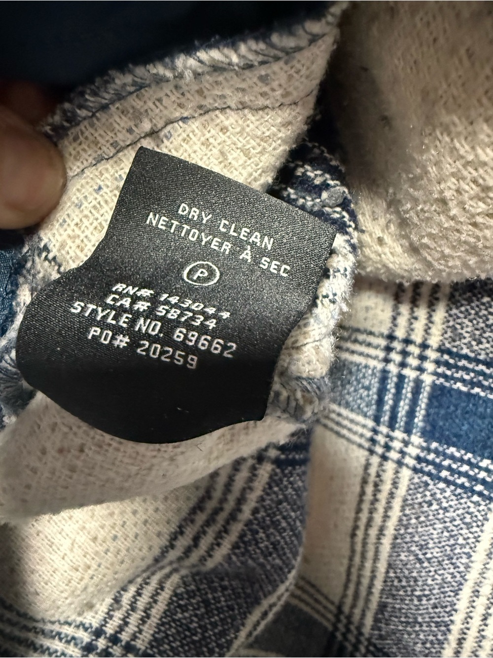 Bagatelle Blue Plaid Shacket Coat